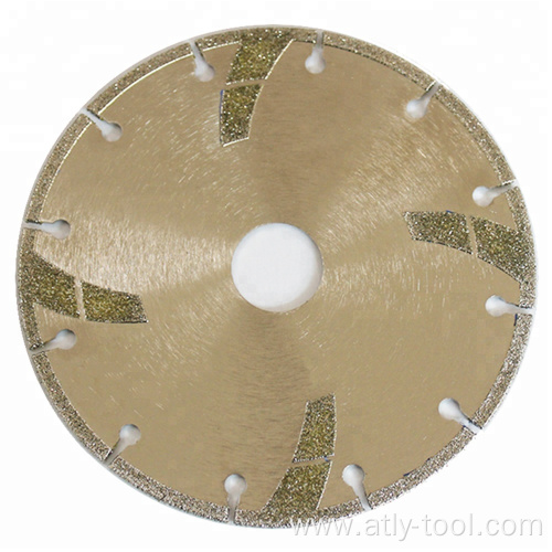 Electroplating circular saw blade